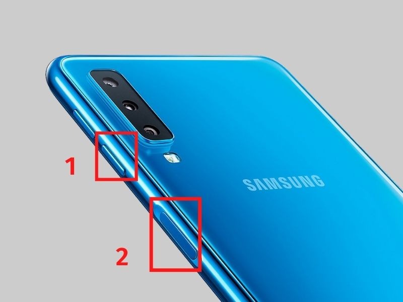 Hardware Keys: How to screenshot on Samsung A12