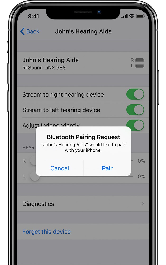 Setting Up Your Hearing Aids Using Your iPhone