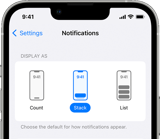 How to move notifications up on iOS 16